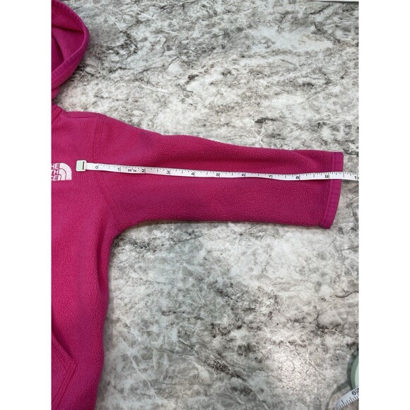 The North Face Baby Girls Glacier Full-Zip Hoodie Jacket 6-12 Months  Pink - Picture 7 of 7